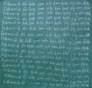 Bob Hund: Folkmusik För Folk Som Inte Kan Bete Sig (CD)
