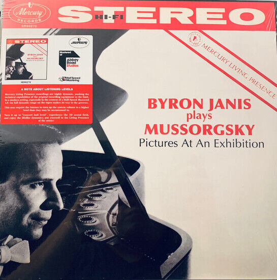 BYRON JANIS - MUSSORGSKY: PICTURES AT AN EXHIBITION (Vinyl)