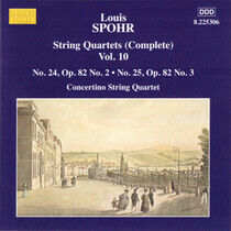 Spohr, L. - String Quartets Vol.10