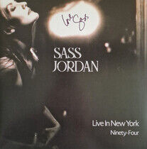 Jordan, Sass - Live In New York..