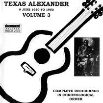 Texas Alexander - Vol. 3 Complete..