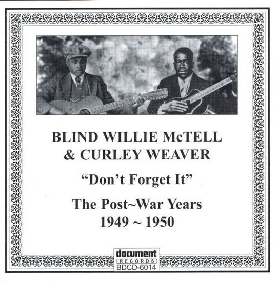 McTell, Blind Willie - Post-War Years 1949-1950