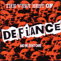 Defiance - Very Best and We Don't..