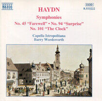 Haydn, Franz Joseph - Symphonies 45, 94 & 101