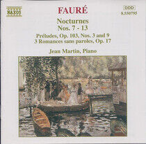 Martin, Jean - Faure: Nocturnes Nos. ...