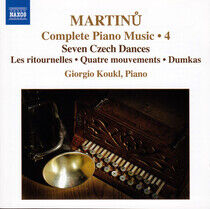 Martinu, B. - Piano Music Vol.4