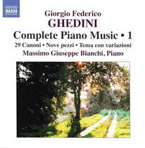 Ghedini, G.F. - Complete Piano Music 1