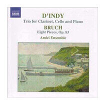D'indy/Bruch - Trio For Clarinet, Cello