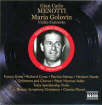 Menotti, G.C. - Maria Golovin/Violin Conc