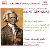 Saint-Georges, J.B. Chevalier De - Violin Concertos
