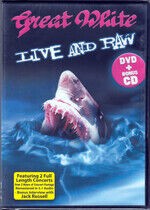 Great White - Live & Raw:.. -Dvd+CD-