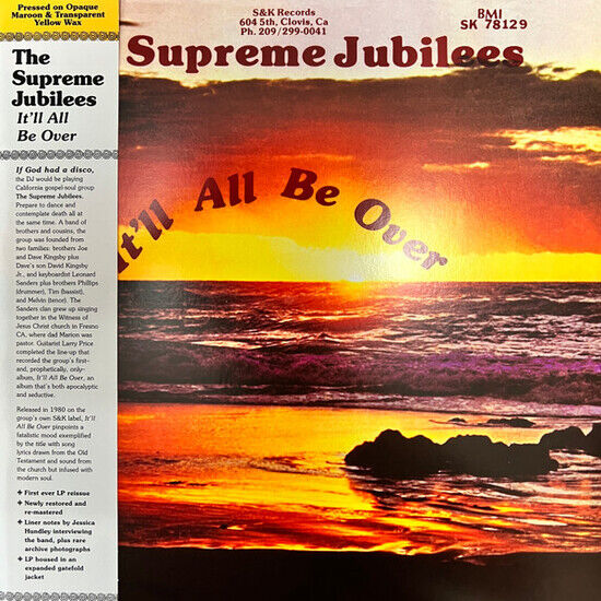 Supreme Jubilees - It\'ll All Be.. -Coloured-