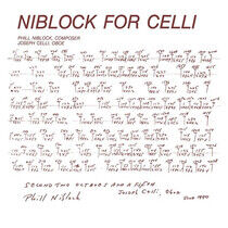 Niblock, Phill - Niblock For Celli /..