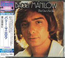 Manilow, Barry - This One's For You -Ltd-