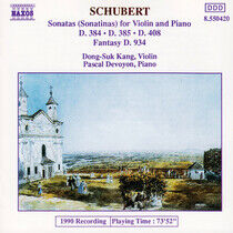 Schubert, Franz - Sonatas (Sonatinas) For V