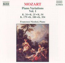Mozart, Wolfgang Amadeus - Piano Variations Vol.1