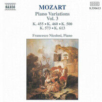 Mozart, Wolfgang Amadeus - Piano Variations Vol.3
