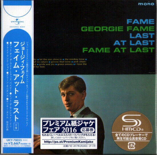 Fame, Georgie - Fame At Last -Jpn Card-