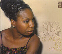 Simone, Nina - Songs To Sing: Best of