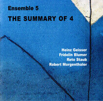 Ensemble 5 - Summary of 4