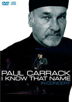 Carrack, Paul - I Know That Name + CD