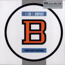 BAD COMPANY - FAME AND FORTUNE - CD