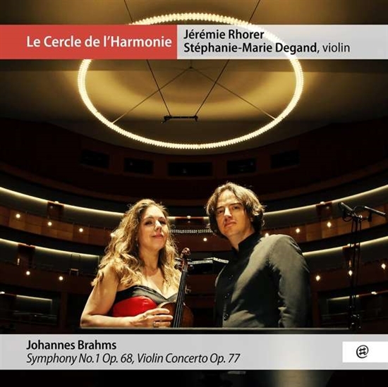 Degand, Stéphanie-Marie/Rhorer, Jérémie: Brahms Symphony No.1 Op.68 / Violin Concerto Op.77 (2xCD)