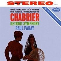 Detroit Symphony Orchestra, Paul Paray: The Music of Chabrier (Vinyl)