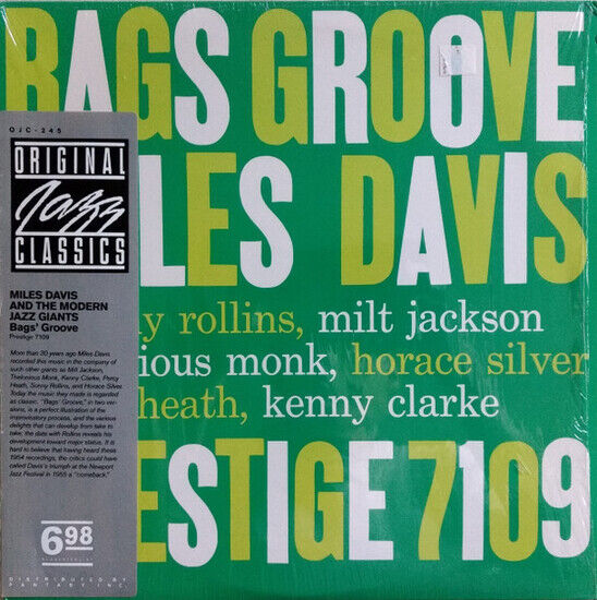 MILES DAVIS, THE MODERN JAZZ GIANTS - BAGS\' GROOVE (Vinyl)