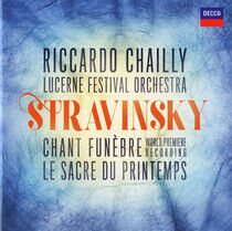 Lucerne Festival Orchestra, Riccardo Chailly: Stravinsky: Marche Funebre, Sacre de Printemps, Feu d`Artifice (CD)