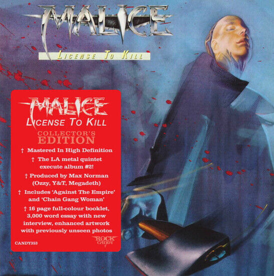 Malice: License To Kill (CD)