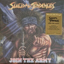 SUICIDAL TENDENCIES - JOIN THE ARMY -HQ/INSERT- - LP