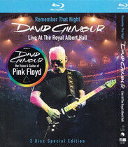 David Gilmour - Remember That Night - BLURAY