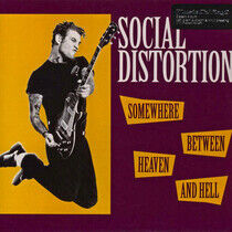 SOCIAL DISTORTION - SOMEWHERE BETWEEN HEAVEN. - LP