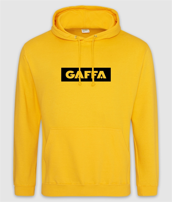 GAFFA: Logo Hoodie Gul