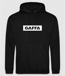 GAFFA: Logo Hoodie Sort