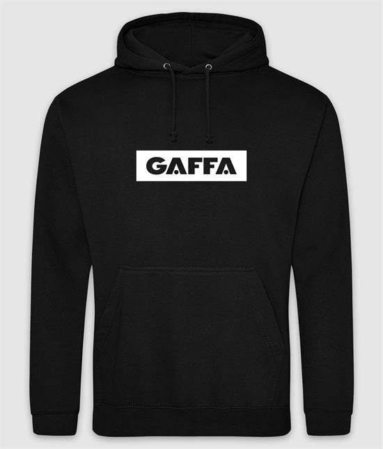 GAFFA: Logo Hoodie Sort