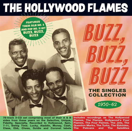 Hollywood Flames, The: Buzz Buzz Buzz - The Singles Collection 1950-62 (3xCD)