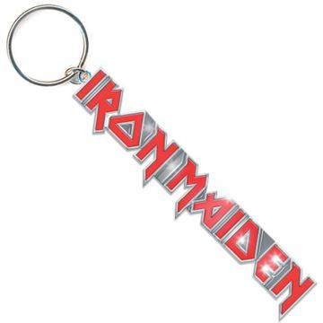 Iron Maiden: Logo Red Keychain