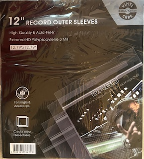 12" Vinyl Ydrecover i folie - 100 stk.