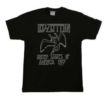 Led Zeppelin: USA \'77 T-shirt L