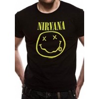 Nirvana: Smiley T-shirt L