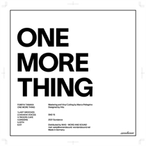 Tanaka, Fumiya: One More Thing - First Part (2xVinyl)