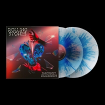 The Rolling Stones - Hackney Diamonds  (Limited Clear & Blue Splatter Anniversary Vinyl edition)