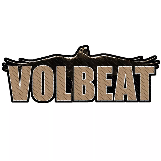 Volbeat: Raven Logo Cut Out Rock Heavy Metal Patch