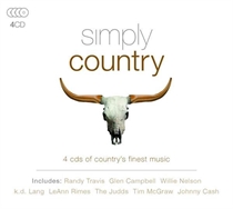Diverse Kunstnere: Simply Country (4xCD)