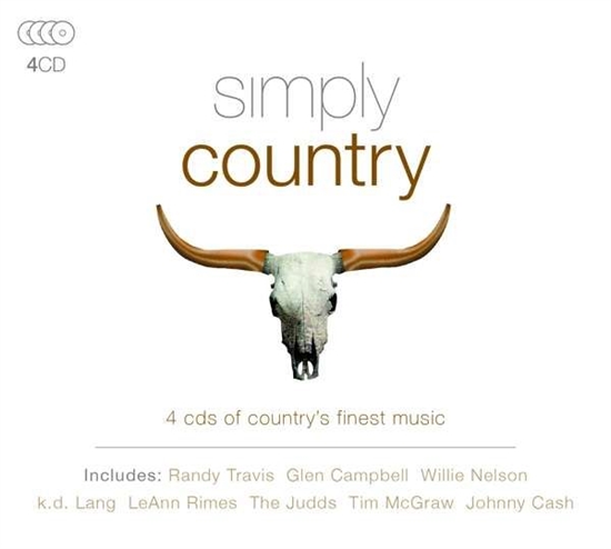 Diverse Kunstnere: Simply Country (4xCD)